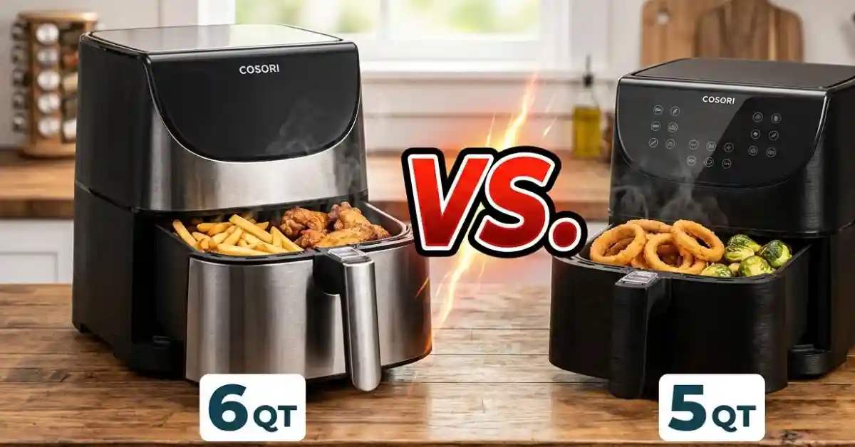 Cosori 6 Qt vs 5 Qt