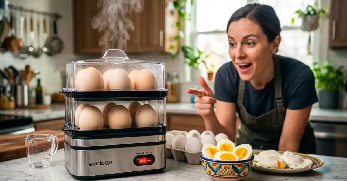 Evoloop Rapid Egg Cooker Electric 12 Eggs Capacity Review