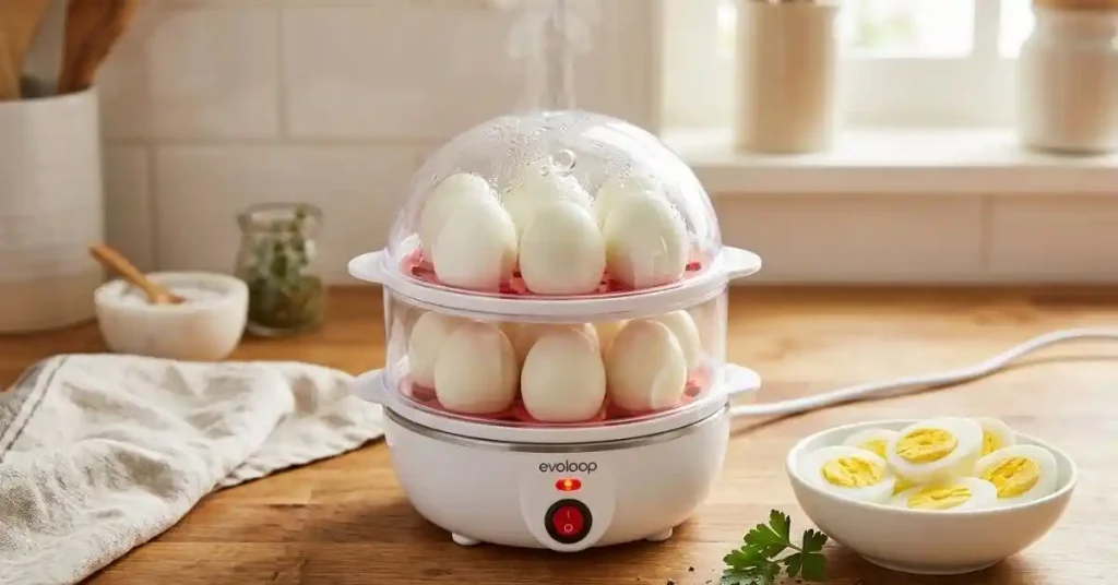 Evoloop Rapid Egg Cooker Electric 12 Eggs Capacity Review