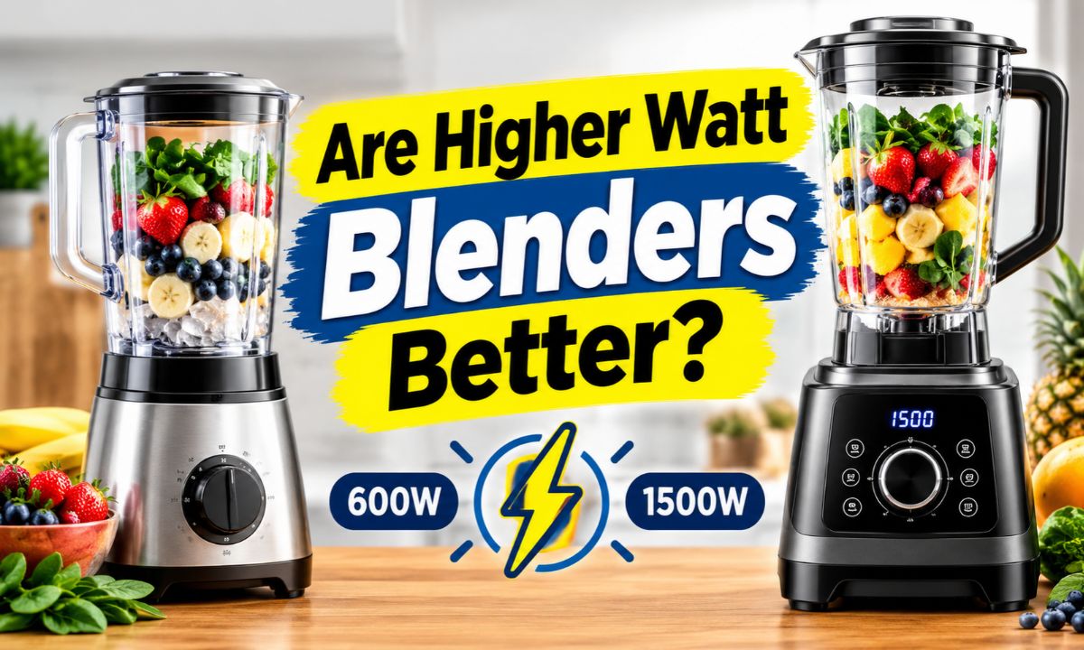Are Higher Watt Blenders Better?