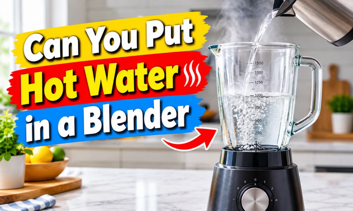Can You Put Hot Water in a Blender