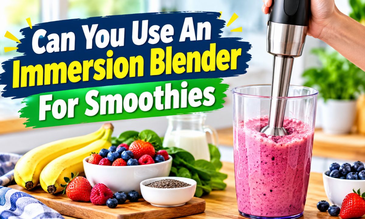 Can You Use An Immersion Blender For Smoothies