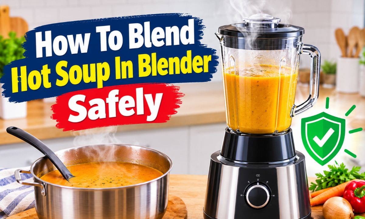 How To Blend Hot Soup In Blender Safely