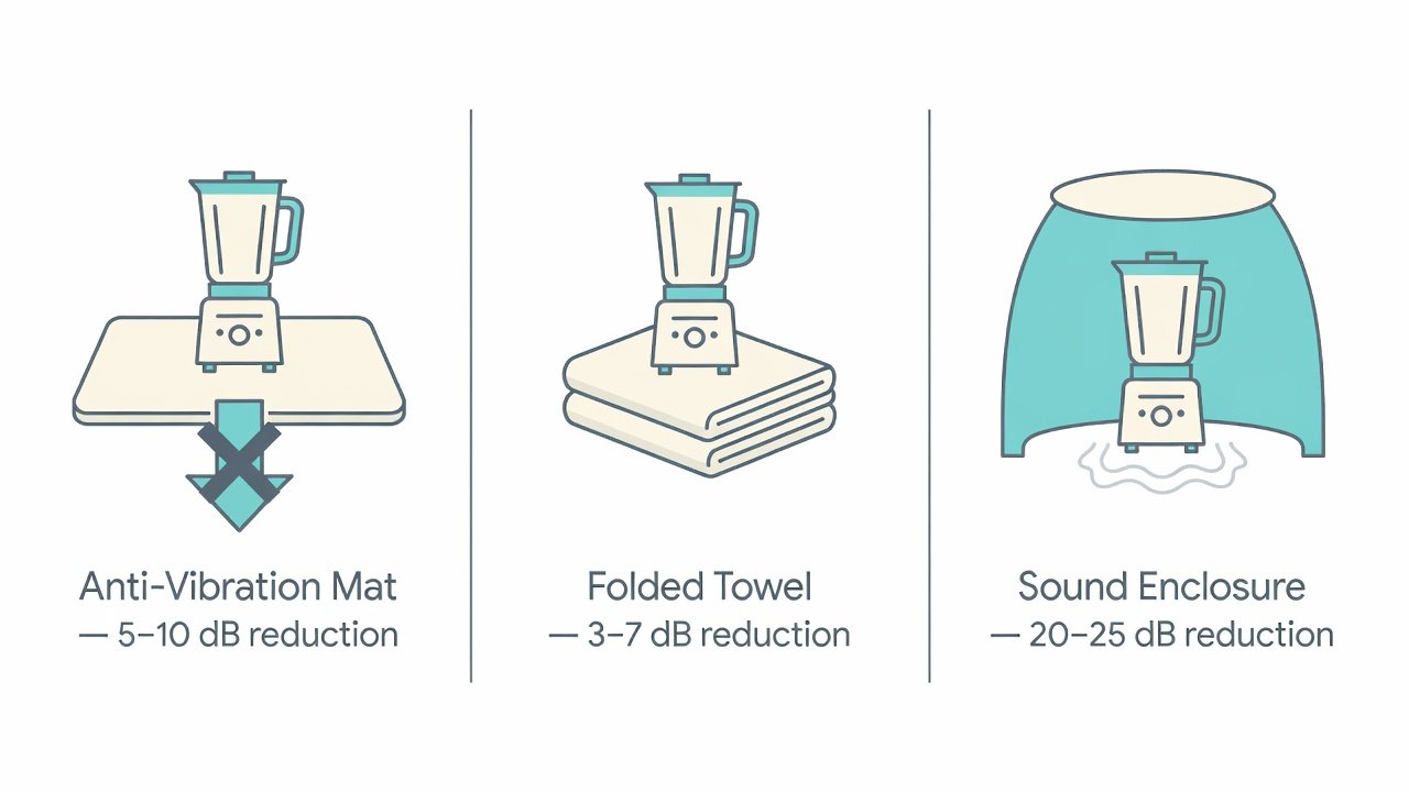 How to Reduce Blender Noise in a Small Kitchen